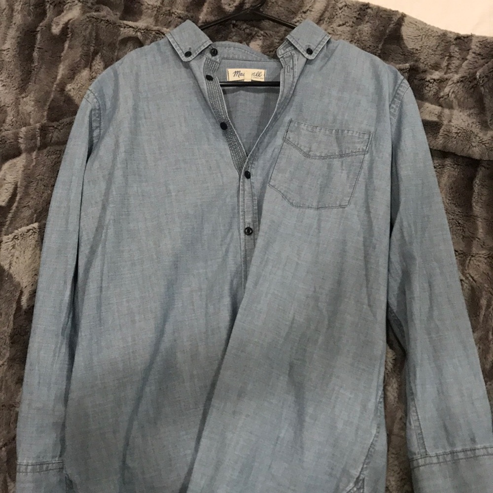 Madewell oversized denim shirt